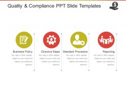 Quality and compliance ppt slide templates