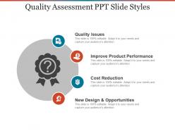 Quality assessment ppt slide styles