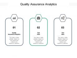 Quality assurance analytics ppt powerpoint presentation styles background image cpb