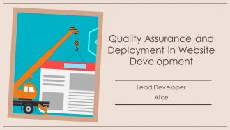 Quality Assurance And Deployment In Website Development PPT Summary AT
