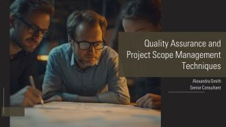 Quality Assurance And Project Scope Management Techniques PPT Demonstration AT