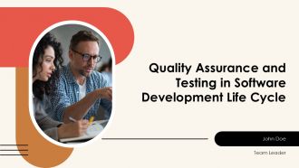 Quality Assurance And Testing In Software Development Life Cycle PPT Guidelines AT Quality Assurance And Testing In Software Development Life Cycle PPT Guidelines AT