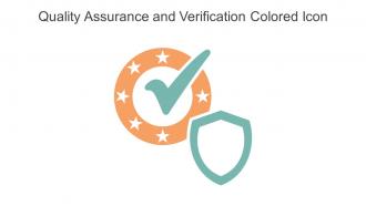 Quality Assurance And Verification Colored Icon In Powerpoint Pptx Png And Editable Eps Format