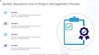 Quality Assurance Icon In Project Management Process