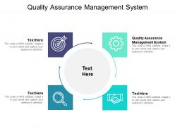 Quality assurance management system ppt powerpoint objects cpb