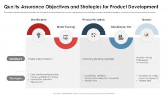 Quality Assurance Objectives And Strategies For Product Development