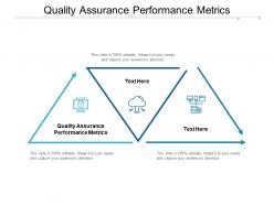 Quality assurance performance metrics ppt powerpoint presentation styles files cpb