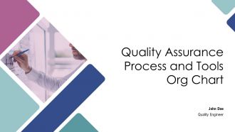 Quality Assurance Process And Tools Org Chart PPT Information AT