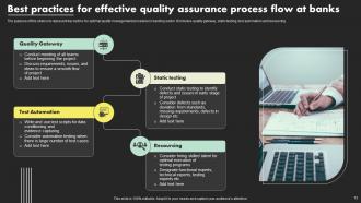 Quality Assurance Process Flow Powerpoint Ppt Template Bundles Pre-designed Compatible
