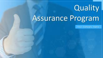 Quality Assurance Program Powerpoint Ppt Template Bundles