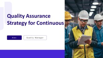 Quality Assurance Strategy For Continuous PPT Sample AT