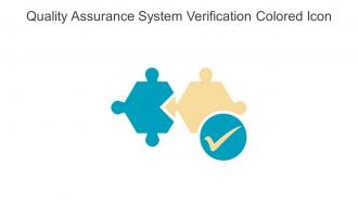 Quality Assurance System Verification Colored Icon In Powerpoint Pptx Png And Editable Eps Format