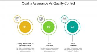 Quality assurance vs quality control ppt powerpoint presentation summary design templates cpb