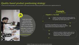 Quality Based Product Positioning Strategy Effective Positioning Strategy Product