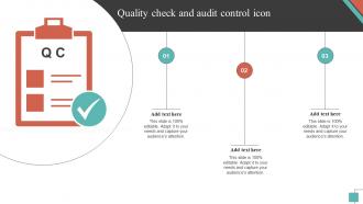 Quality Check And Audit Control Icon