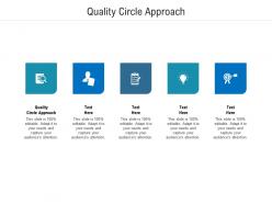 Quality circle approach ppt powerpoint presentation infographics smartart cpb