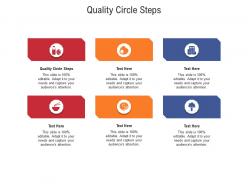Quality circle steps ppt powerpoint presentation file influencers cpb