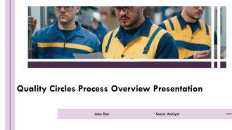 Quality Circles Process PPT Outline AT