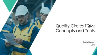 Quality Circles TQM Concepts And Tools PPT Sample AT