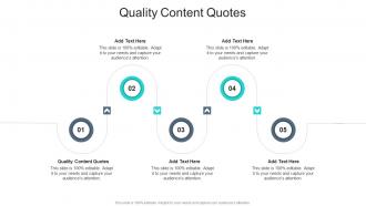 Quality Content Quotes In Powerpoint And Google Slides Cpb