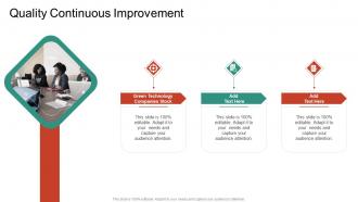 Quality Continuous Improvement In Powerpoint And Google Slides Cpb
