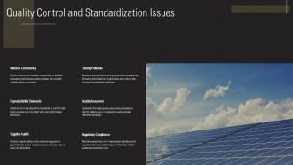 Quality Control And Standardization Issues Perovskites PPT PowerPoint ST AI SS