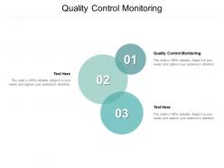 Quality control monitoring ppt powerpoint presentation model deck cpb