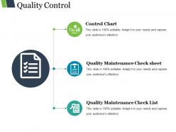 Quality control ppt background images