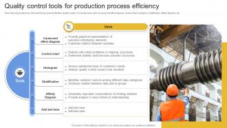 Quality Control Tools For Production Process Efficiency
