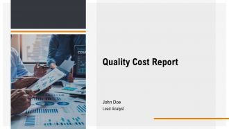 Quality Cost Report PPT Template AT