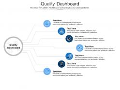 Quality dashboard ppt powerpoint presentation slides visual aids cpb