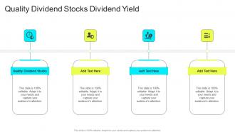 Quality Dividend Stocks Dividend Yield In Powerpoint And Google Slides Cpb