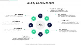Quality Good Manager In Powerpoint And Google Slides Cpb