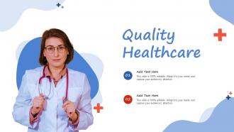Quality Healthcare Ppt Powerpoint Presentation Gallery Vector