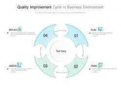 Quality improvement cycle in business environment
