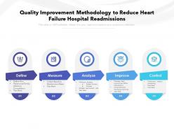 Quality improvement methodology to reduce heart failure hospital readmissions