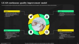Quality Improvement Model Powerpoint PPT Template Bundles Professionally Images