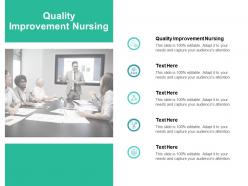 Quality improvement nursing ppt powerpoint presentation model themes cpb