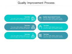 Quality improvement process ppt powerpoint presentation file clipart images cpb