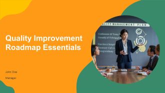 Quality Improvement Roadmap Essentials PPT Structure AT