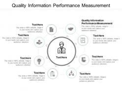 Quality information performance measurement ppt slides cpb