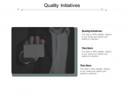 Quality initiatives ppt powerpoint presentation portfolio introduction cpb