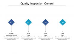 Quality inspection control ppt powerpoint presentation summary demonstration cpb