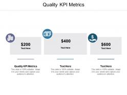 Quality kpi metrics ppt powerpoint presentation portfolio styles cpb