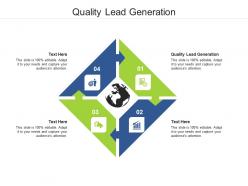 Quality lead generation ppt powerpoint presentation infographic template layout ideas cpb
