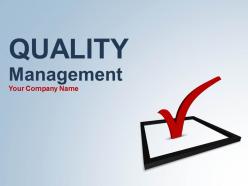 Quality Management Assurance Focus And Approach PowerPoint Presentation With Slides