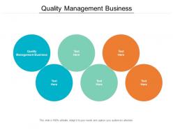 Quality management business ppt powerpoint presentation professional brochure cpb