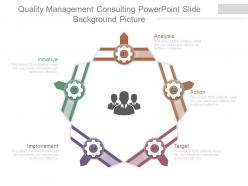 Quality management consulting powerpoint slide background picture