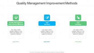 Quality Management Improvement Methods In Powerpoint And Google Slides Cpb