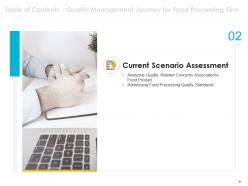 Quality management journey for food processing firm complete deck